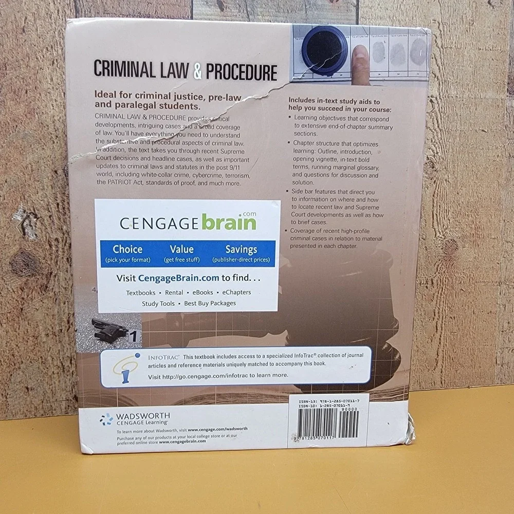 Criminal Law & Procedure 8th Edition, By John M. Scheb